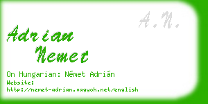 adrian nemet business card
